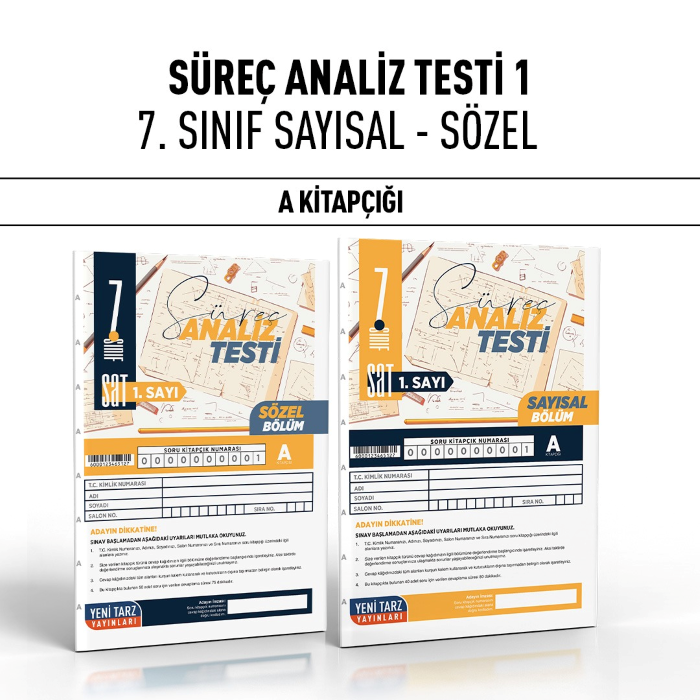 Y.TARZ 07.SINIF SÜREÇ ANALİZ TEST SY/SZ 1-A -24-25